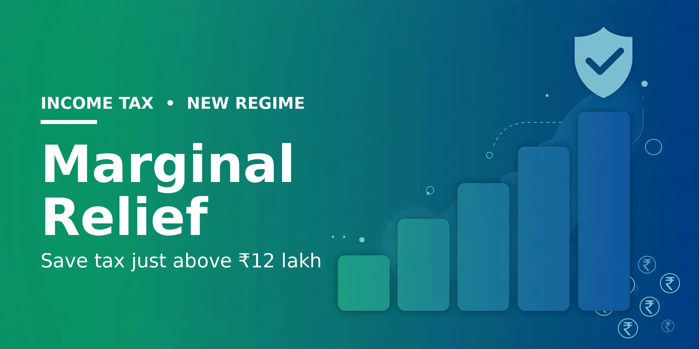 Marginal Relief in income tax new regime — save tax just above Rs 12 lakh
