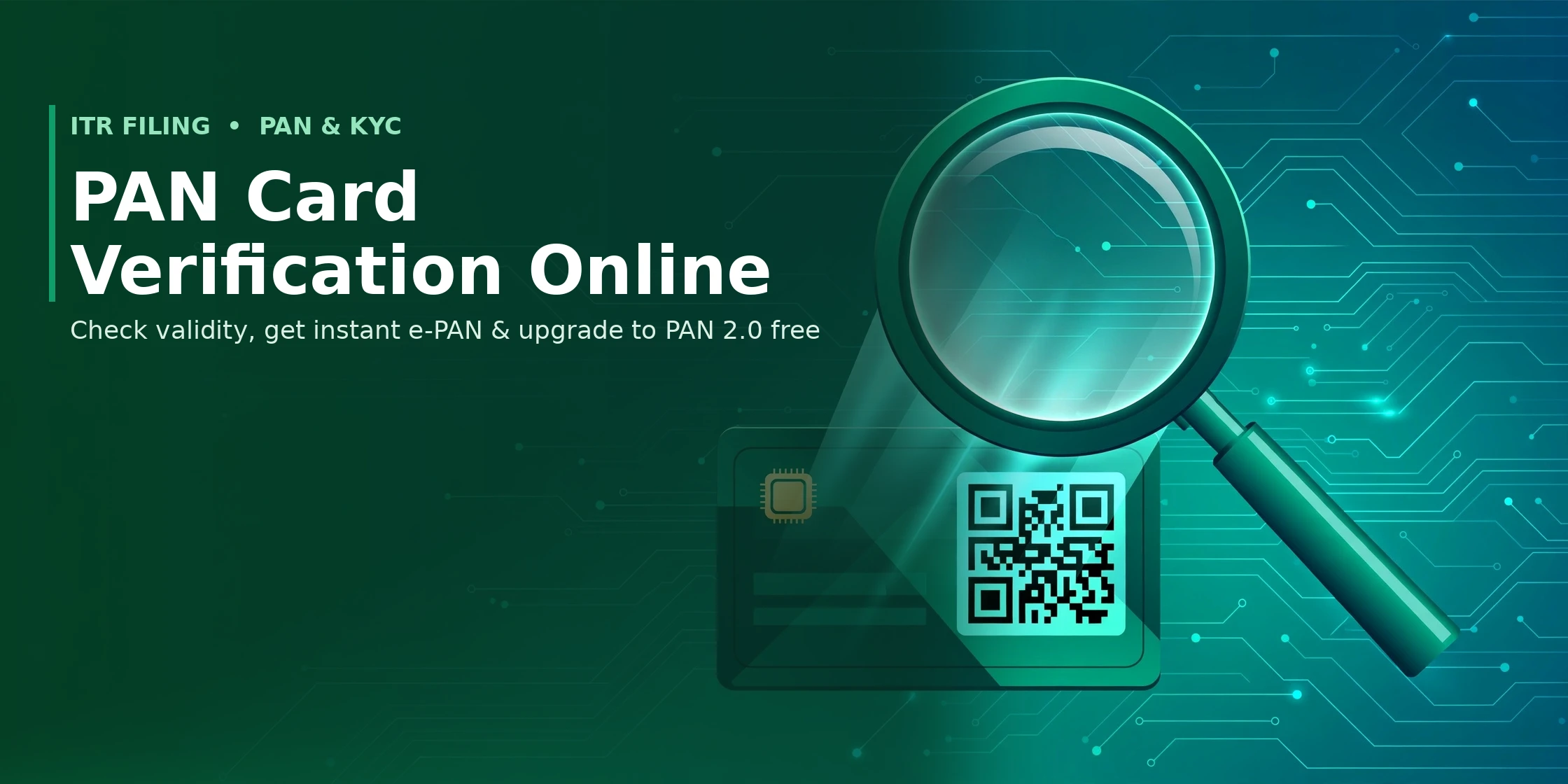 Online PAN card verification guide - check PAN validity, instant e-PAN and PAN 2.0 upgrade