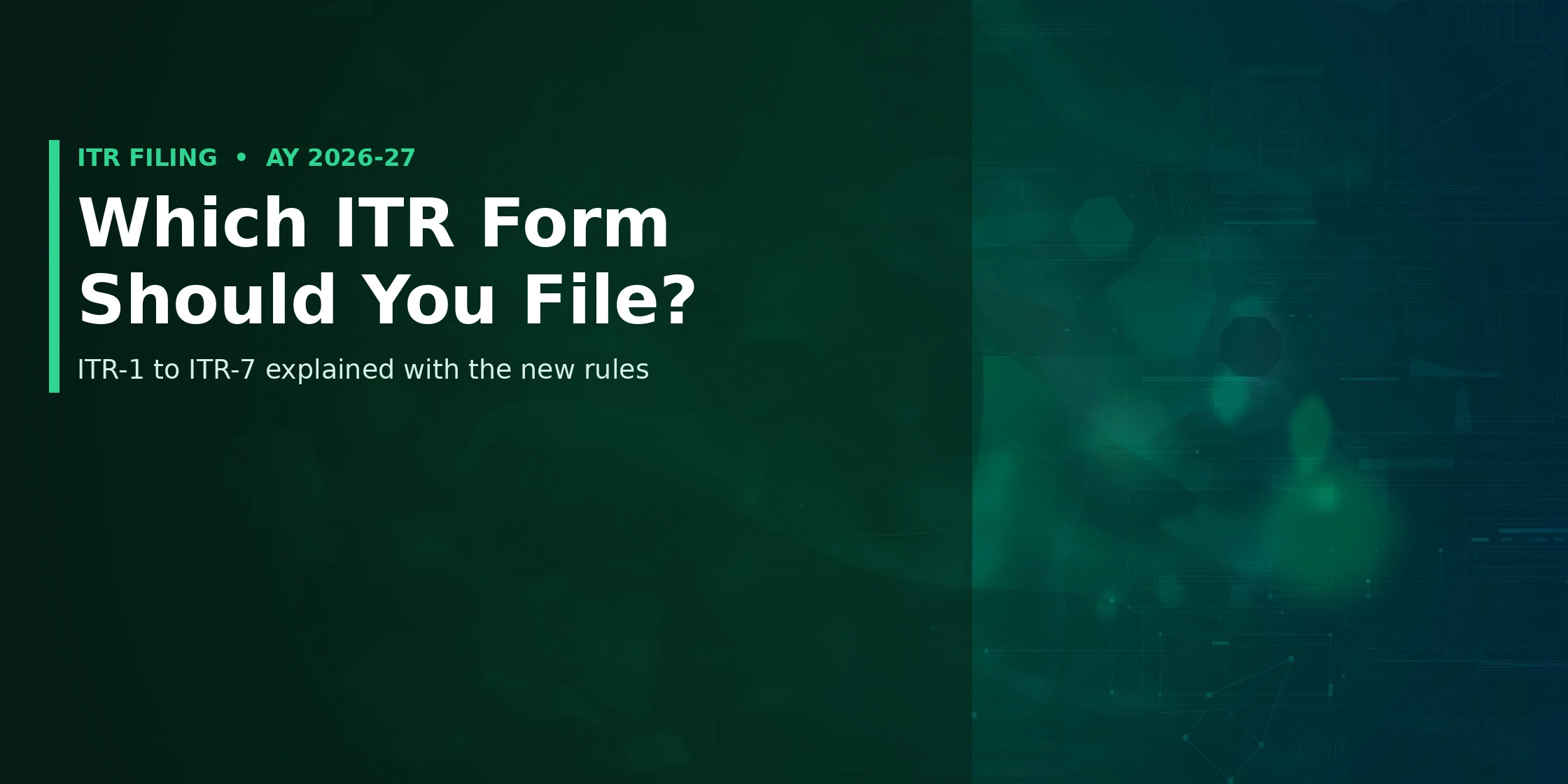Which income tax return form should you file - ITR-1 Sahaj to ITR-7 explained for AY 2026-27